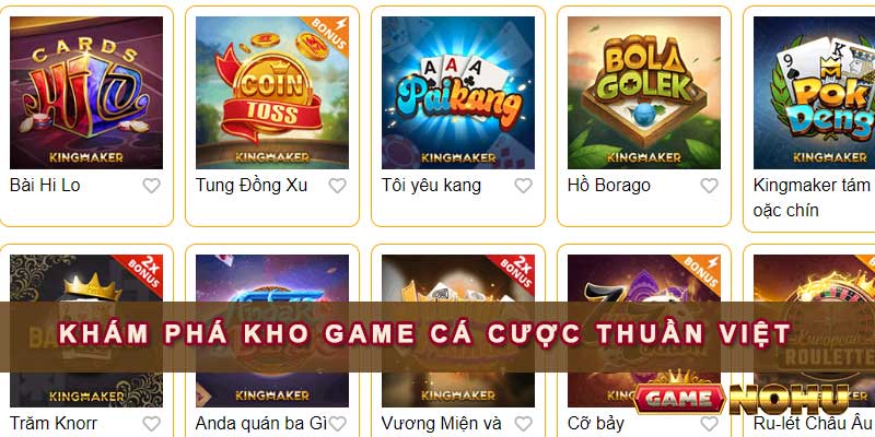 Khám phá kho game cá cược thuần Việt tại KM Game Bài 3D